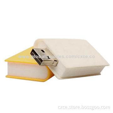 Custom USB Flash Drive in Book Style, with 256MB to 16GB Capacity